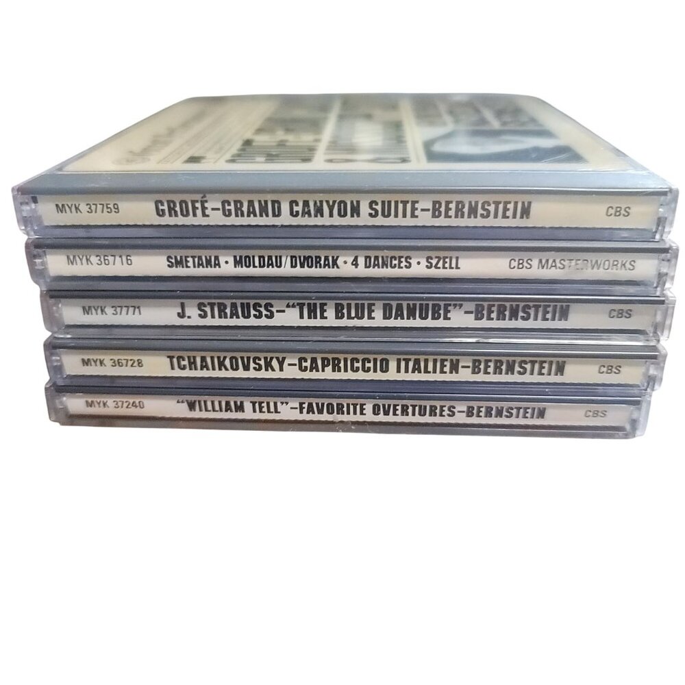 Classical CD Set Featuring Grofé Strauss Tchaikovsky Smetana Rossini CBS Records